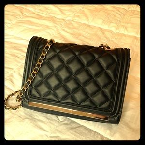 Black handbag